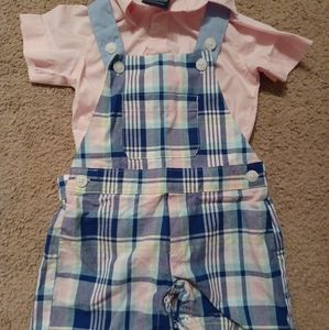 Nautica shortalls set